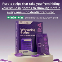 Meloura Purple Teeth Whitening Strips