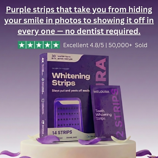 Meloura Purple Teeth Whitening Strips