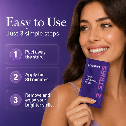 Meloura Purple Whitening Strips